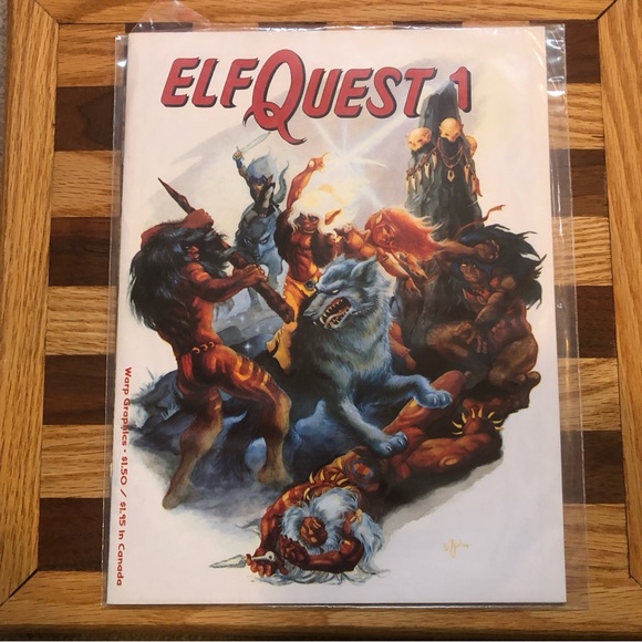 ELFQUEST #1 - Magazine Format with stunning artwork   from warp graphics - Picture 2 of 8